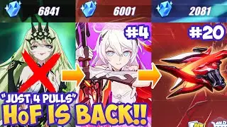 ONLY 4 PULLS HoF !! Gacha Honkai Impact 5.2, No Mobius... only pull for Herrscher of Flamescion HI3