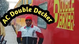 Double Decker Train Journey II Delhi Jaipur AC Double Decker II Delhi Sarai Rohilla 🚊