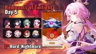 HSR 3.8 Remnants of Twilight Day 5 Elegy Siren - Free Trial SS Rank Hard/Nightmare Guide