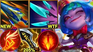 Wild Rift China Tristana Mid - NEW Sundered Sky & Navori Quickblades TRISTANA BUILD RUNES