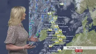 Carol Kirkwood - BBC Breakfast Weather 25/03/2021 - HD