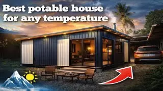 Best Portable Tiny House for Winter! #potablehouse