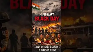 BLACK DAY FOR INDIA 🥺 | 14 FEBRUARY BLACK DAY | #trending #blackday #shorts