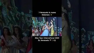 BARBARA PARRAGA GANA MISS TEEN INTERNATIONAL 2023👑✨️🇻🇪