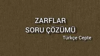 ZARFLAR SORU ÇÖZÜMÜ (TYT-AYT-KPSS-LGS)TÜRKÇE
