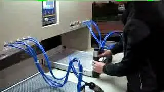 Auto aluminum radiator leak testing machine