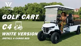 Model C 4-Seater Golf Cart with Cargo Bed