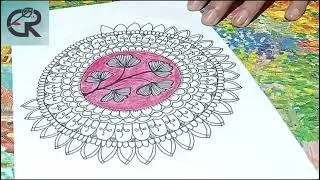 Mandala + Boho 🌸 3 drawings 🌸 easy to draw 🌸 Boho🌸 Mandala 🌸 easy 🌸 Drawing 🌸