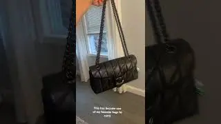 Coach all black tabby 26