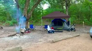 BLUE RIVER Campsites, TISHOMINGO, OKLAHOMA. First camping experience for my son, we love it here.