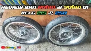 Review Ban 80/80 dan 90/80 ring 17 di velg ukuran 215 dan 250 | ban donat