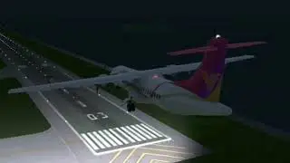 East c airlines flight 005|| Bounce landing|| Crash animation|| (Tfs)
