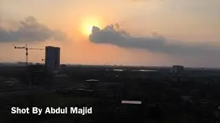 Sunset time lapse Video from Aliah University boys Hostel l Abdul Majid
