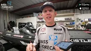 Alton Jones Jr. Uses BassForecast to Reinforce His Game Plan and Win Bass Pro Tour Stage 2 (45 Sec)