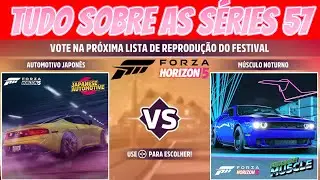 TUDO SOBRE AS OPÇÕES DE SÉRIES 57 DO FORZA HORIZON 5!