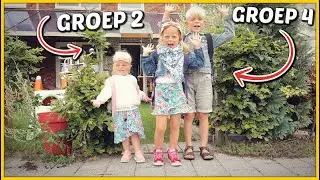 EERSTE SCHOOLDAG NA ZOMERVAKANTiE iN NiEUWE GROEP 🏫 | Bellinga Vlog #1831