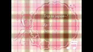 Japan travel vlog!! travel, plane food, temple🍓🍀