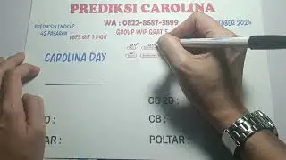 PREDIKSI CAROLINA DAY 21 OKTOBER 2024 | BOCORAN NCD | ANGKA JITU CAROLINA DAY EVE