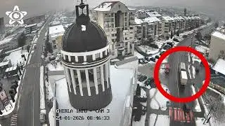 Accident dupa o depasire la momentul nepotrivit, la Gherla (Cluj) 24 01 2026