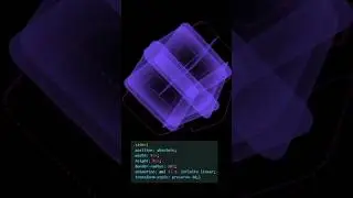 Amazing Cube Animation HTML CSS #coding #animation #html #css