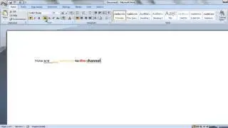 How to clear text formatting in word document