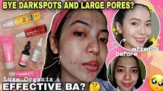 GOODBYE DARKSPOTS & LARGE PORES?!😱WITH LUXE ORGANIX POWER GLOW PRODUCTS | Road to KoreanGlassSkin!✨