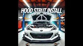 How to Install Hood Struts on YOUR BRZ &ndash; Quick & Easy DIY!