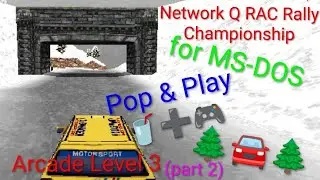 Arcade Level 3 (part 2/2) - Network Q RAC Rally Championship (MS-DOS) via DOSBox Pure and RetroArch 