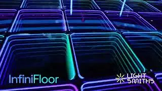 InfiniFloor LED Neon Infinity Dance Floor by LightSmiths Seattle