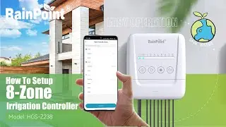 #RainPoint | 🌿8-Zone Wifi irrigation controller 📲💧Smart Setup, Ultimate Control. Green Your Way! 🌺
