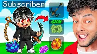 I Upgraded My Subscriber&rsquo;s Blox Fruits Account in Roblox (Crazy Upgrade!)