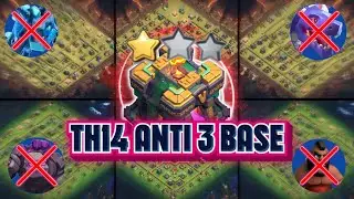 BEST-05 UNBEATABLE TH14 WAR / FARM /RANK AND CWL BASE + COPY LINKS || TH14 ANTI 3 BASE || TH14 2026