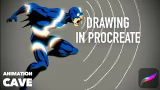 Drawing on iPad Pro procreate | Marvel, Black Bolt | Drawing on my iPad Pro