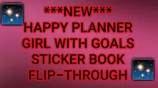 ***NEW*** /HAPPY PLANNER SPRING RELEASE/GIRL WITH GOALS