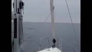 Creepy weather - sailing just before the storm