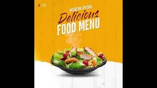 Social Media Banner । Food Menu। Promotional Video