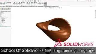 How to model Anti Oloid in Solidworks