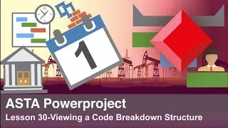 ASTA Power Project lesson 30 - Viewing a Code Breakdown Structure  in ASTA