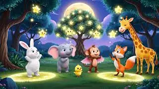 🌈 Rainbow Friendship Forest 🌳🦜 | Colorful Animals & Birds Story for Kids | Fun Kids Animation