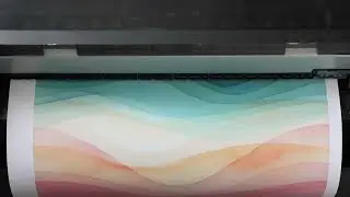 Printing in Progress- Watercolor Art Print of 