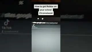How to get Roblox on your school Chromebook #shorts #chromebook