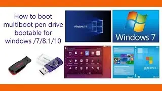 how to create bootable window 7 usb and install usb from pendrive
