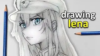 Road to Improvement | Drawing Lena from 86 + Cozy Lofi Vibes