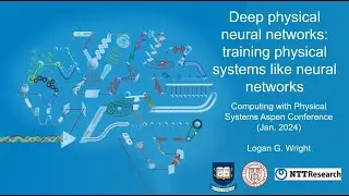 Deep physical neural networks - Logan Wright (Jan 2024)