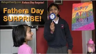 Kaycee & Rachel Wonderland Family Fathers Day SURPRISE! Happy Fathers Day!