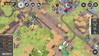 Train Valley II. Level 9. The Zeppelin. 5 Stars. Walkthrough.
