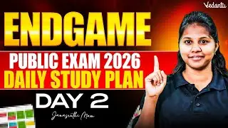 12th ENDGAME 🔥 Daily Study Plan | 27 Days More❗| Public Exam 2026 | Janasruthi Ma'am