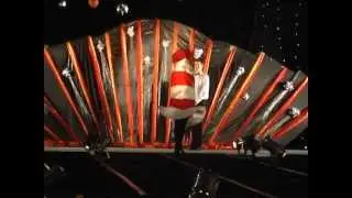 Girl falls off the stage twice in 