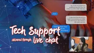Sample Conversation - Live Chat Tech Support