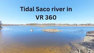 Incoming Tide on the Saco River | VR 360&deg; Nature Experience